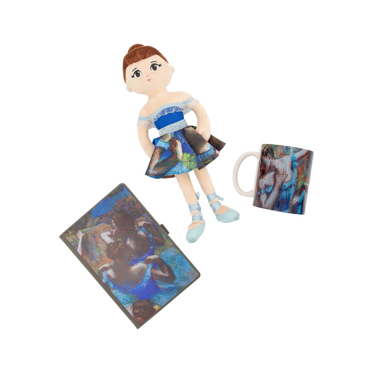 картинка Подарочный набор "Эдгар Дега. Голубые танцовщицы" с пазлом 