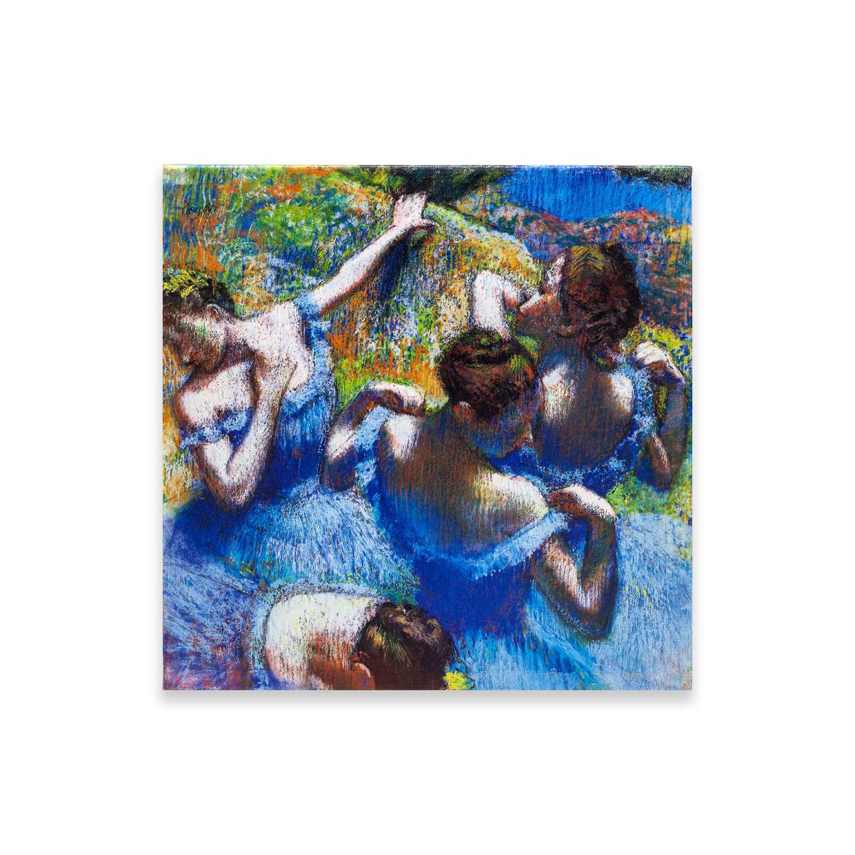 картинка Эдгара Дега "Голубые танцовщицы" репродукция на подрамнике 
