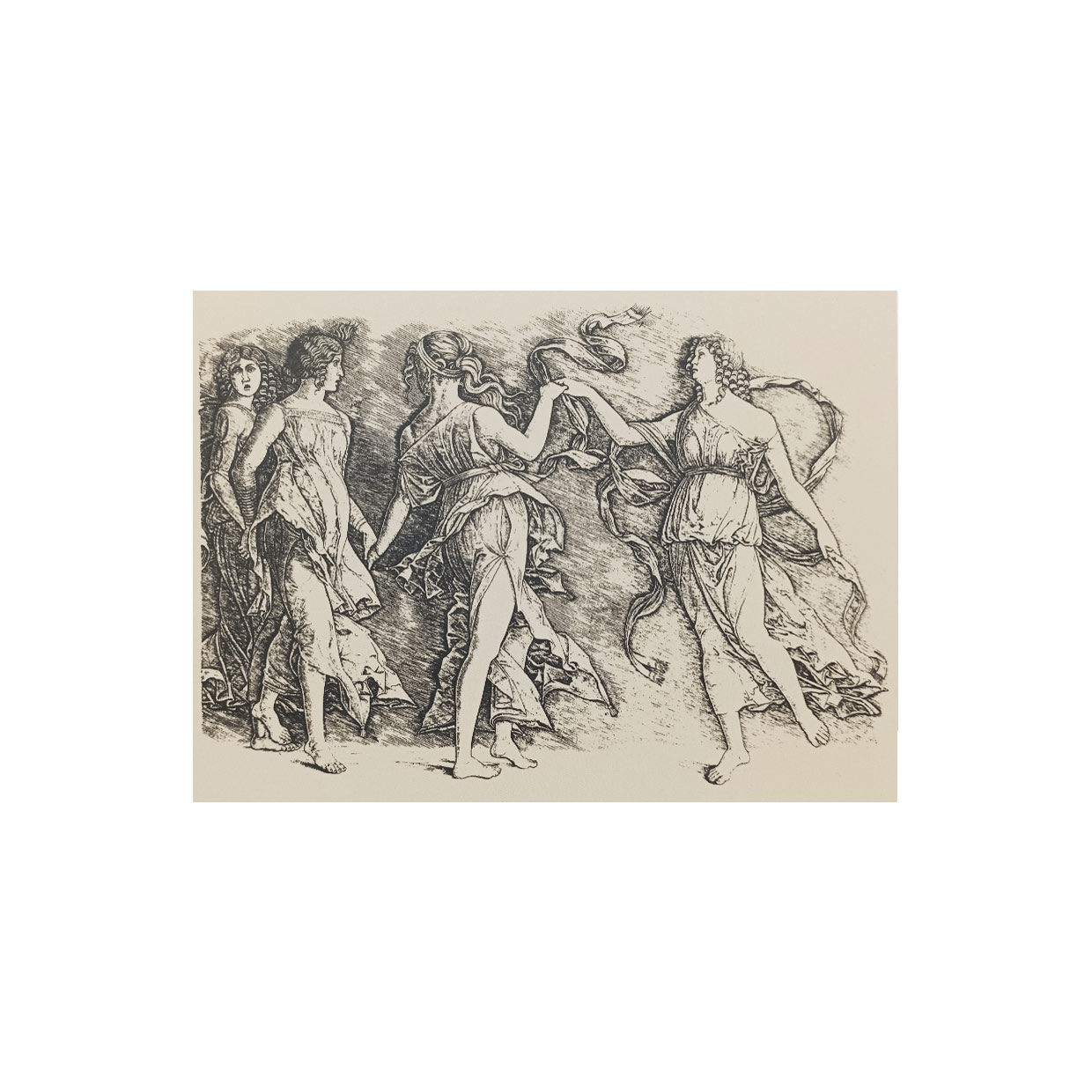 картинка Открытка "Четыре танцующие женщины" 