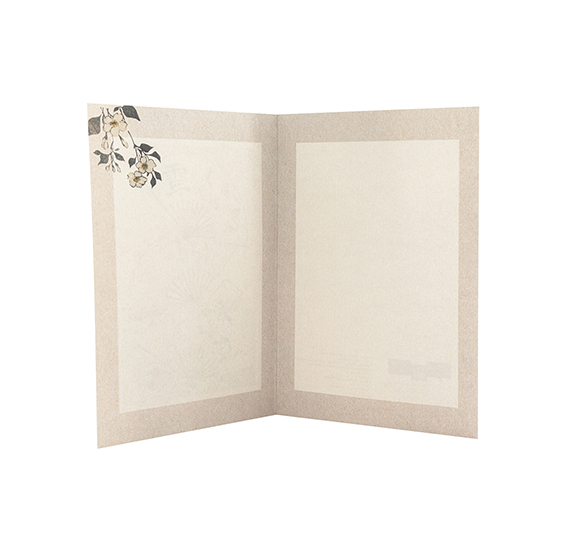 картинка Открытка в конверте. Утагава Кунисада II "Снег, луна и цветы" 