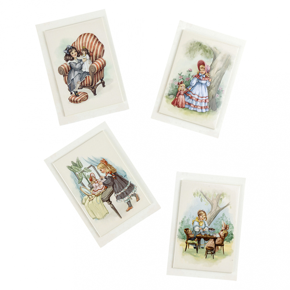 картинка Магнит "Девочка и зеркало" 