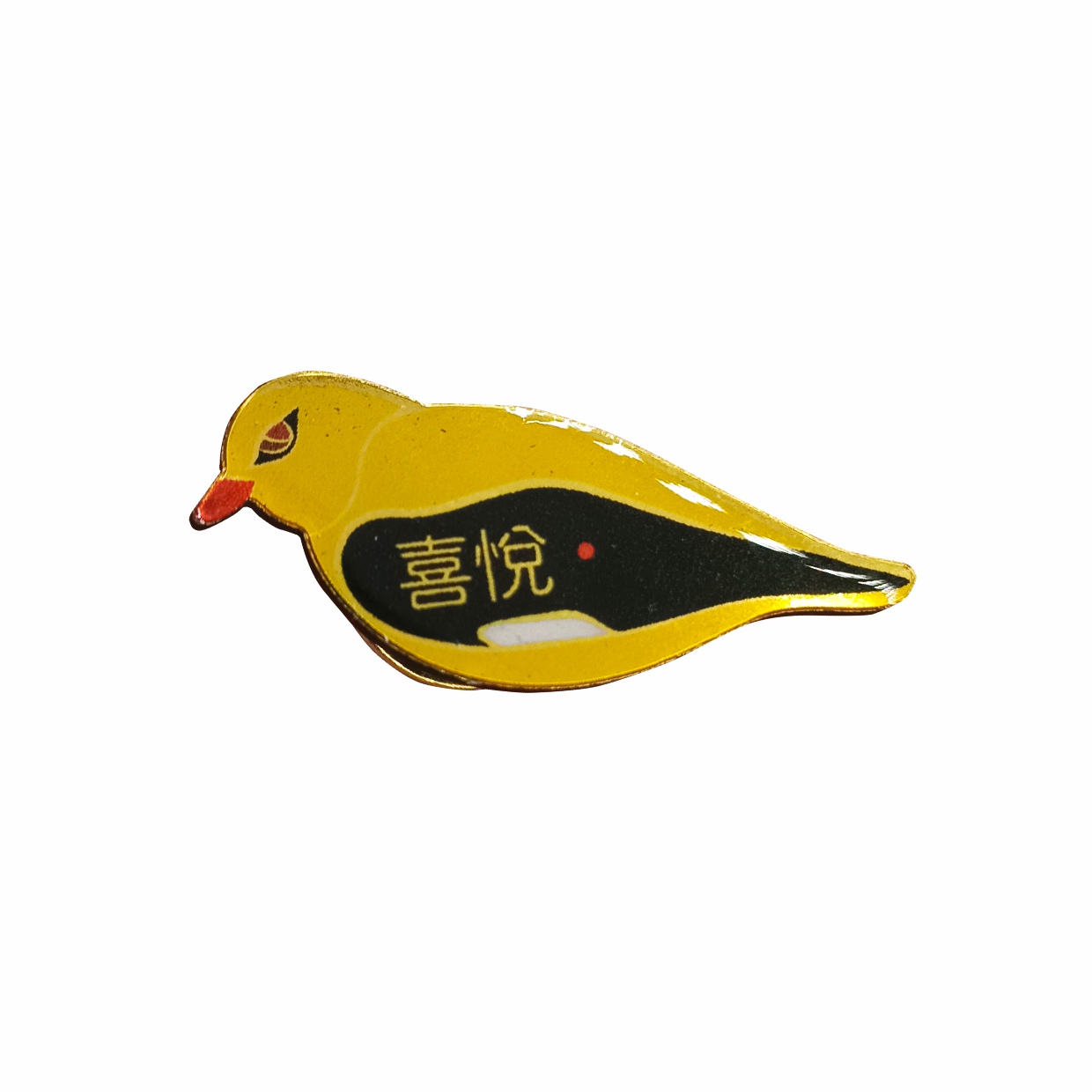 картинка Брошь "Yellow Bird" 