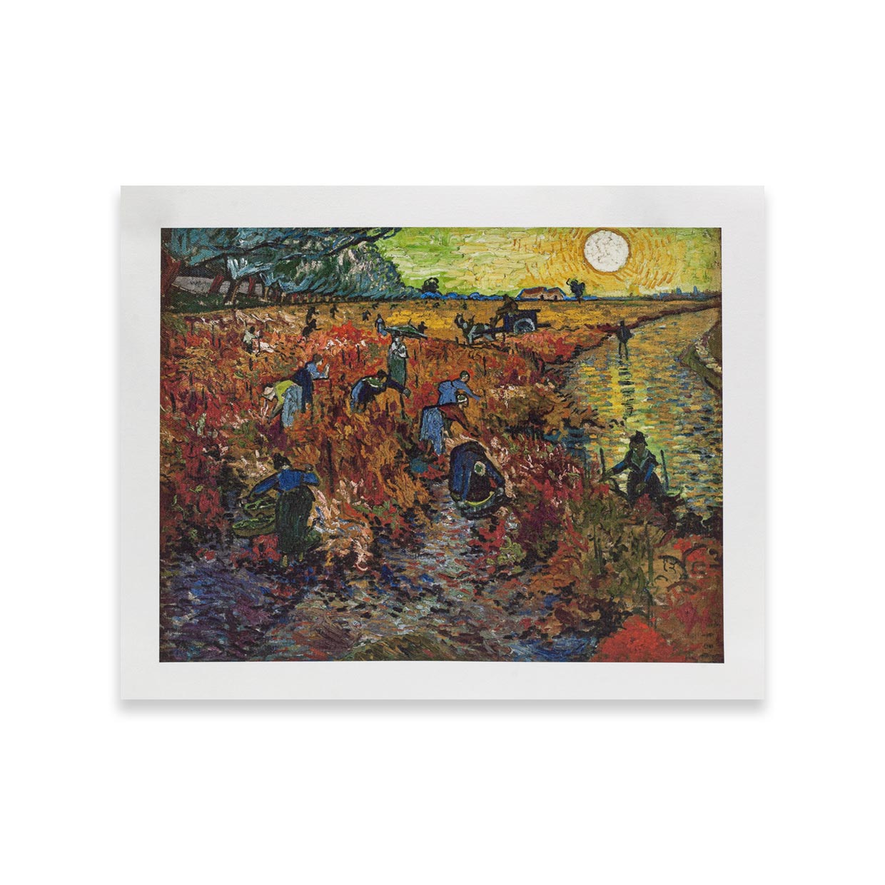 картинка Винсент ван Гог "Красные виноградники в Арле. Монмажур" репродукция без подрамника 