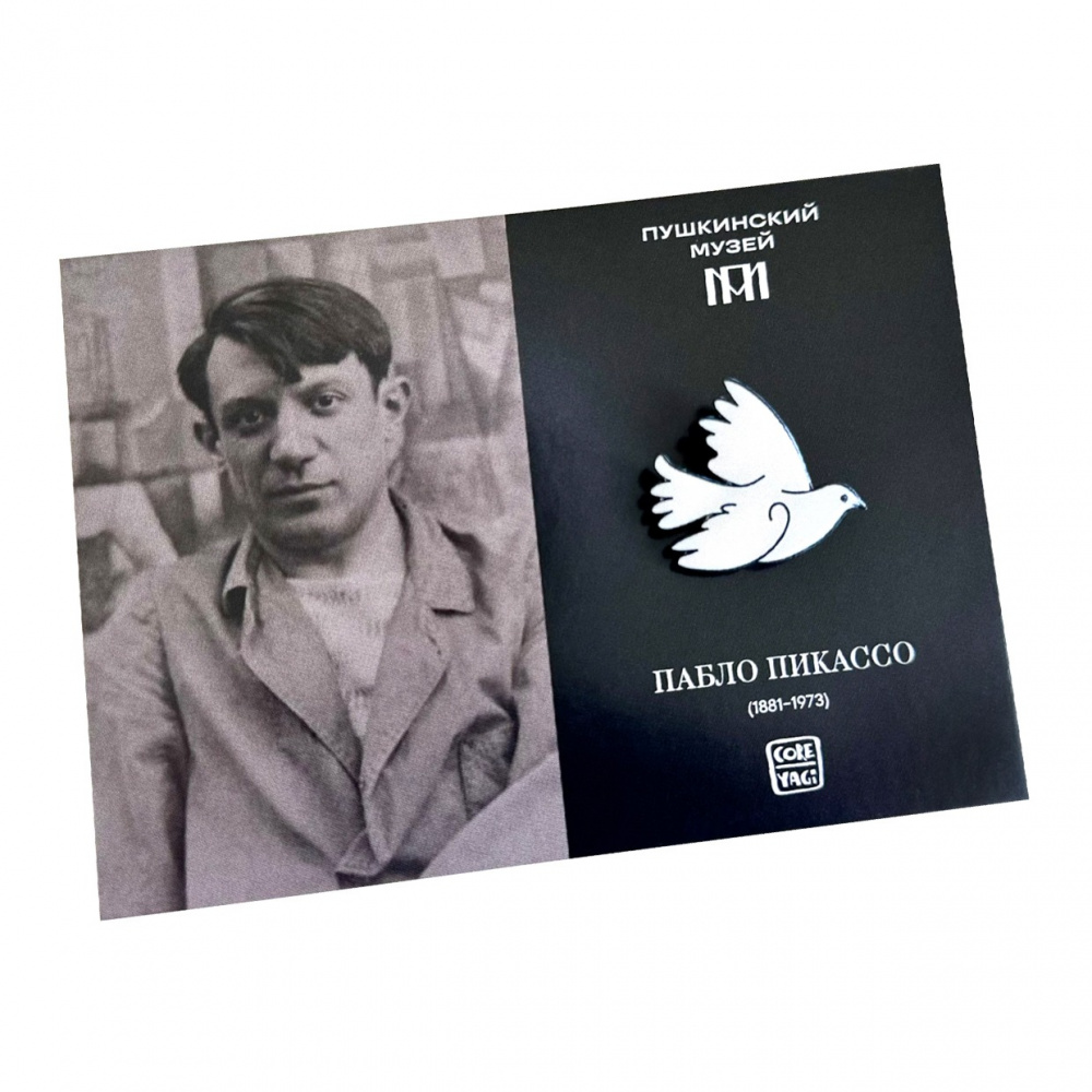 картинка Значок "Белый голубь" 