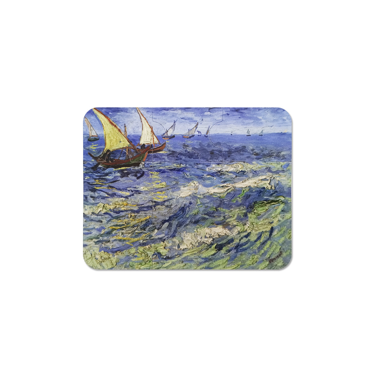 картинка Магнитный. пазл. Винсент ван Гог "Море в Сент-Мари" 