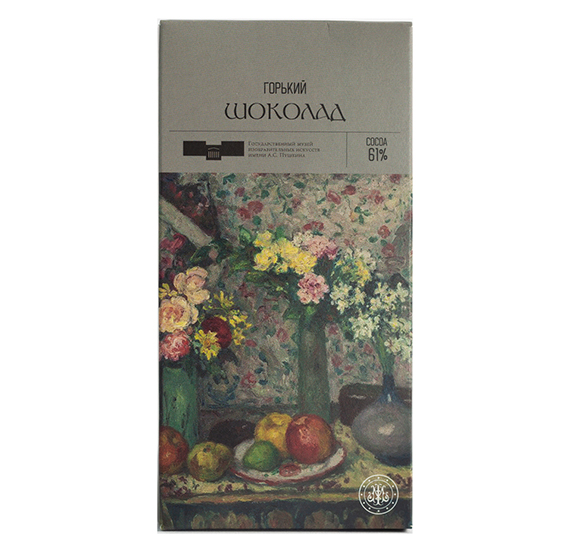картинка Горький шоколад "Жорж де Эспанья. Цветы и фрукты" 