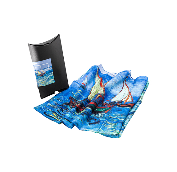картинка Платок шелковый. Винсент ван Гог "Море в Сент-Мари" 