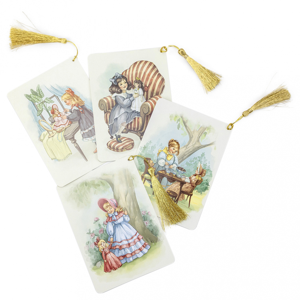 картинка Закладка "Девочка в кресле" 