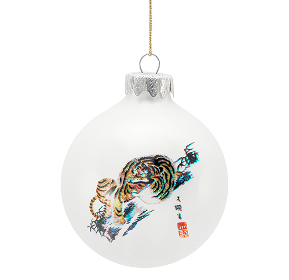 картинка Елочный шар новогодний. Бункэн "Тигр" 