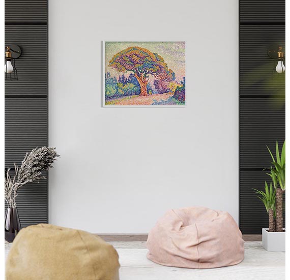 картинка Поль Синьяк "Сосна Берто. Сен-Тропе" 