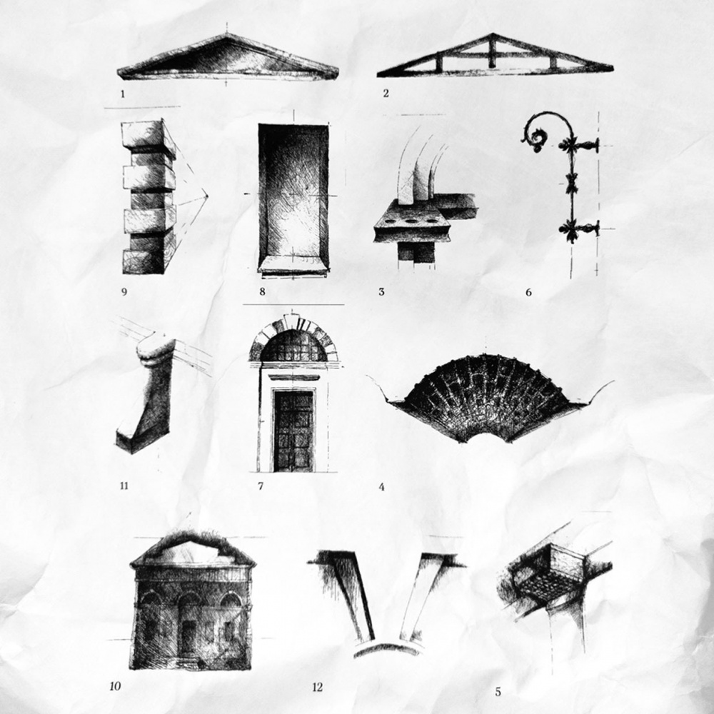 картинка Сумка из тайвек "Архитектурный словарь" 