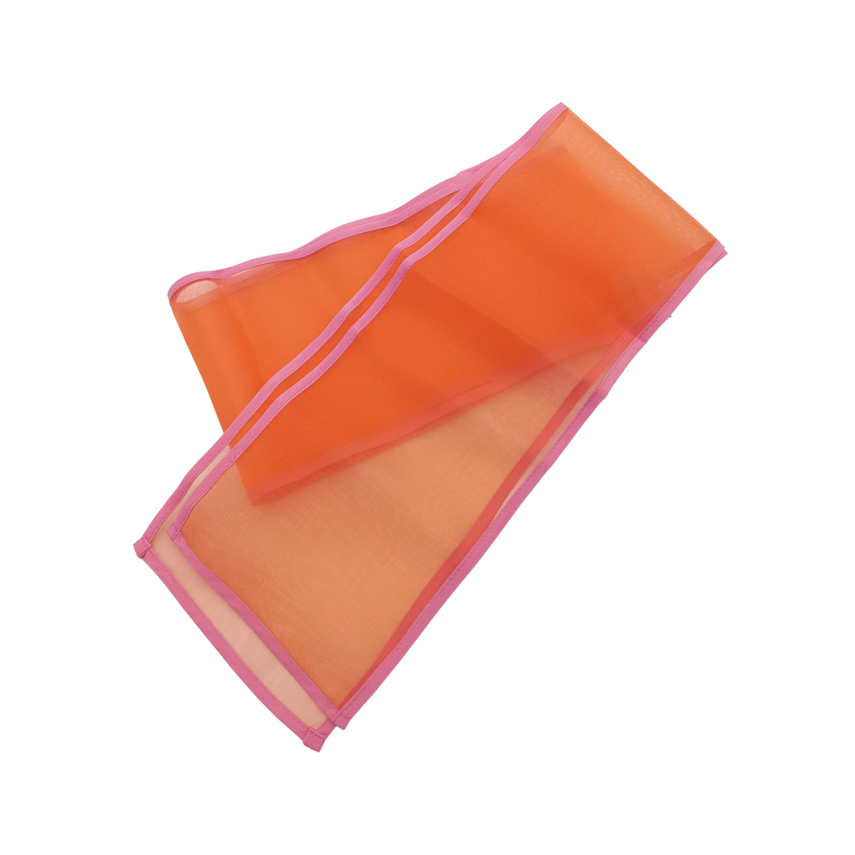 картинка Оранжевая лента из шелковой органзы "После импрессионизма" 