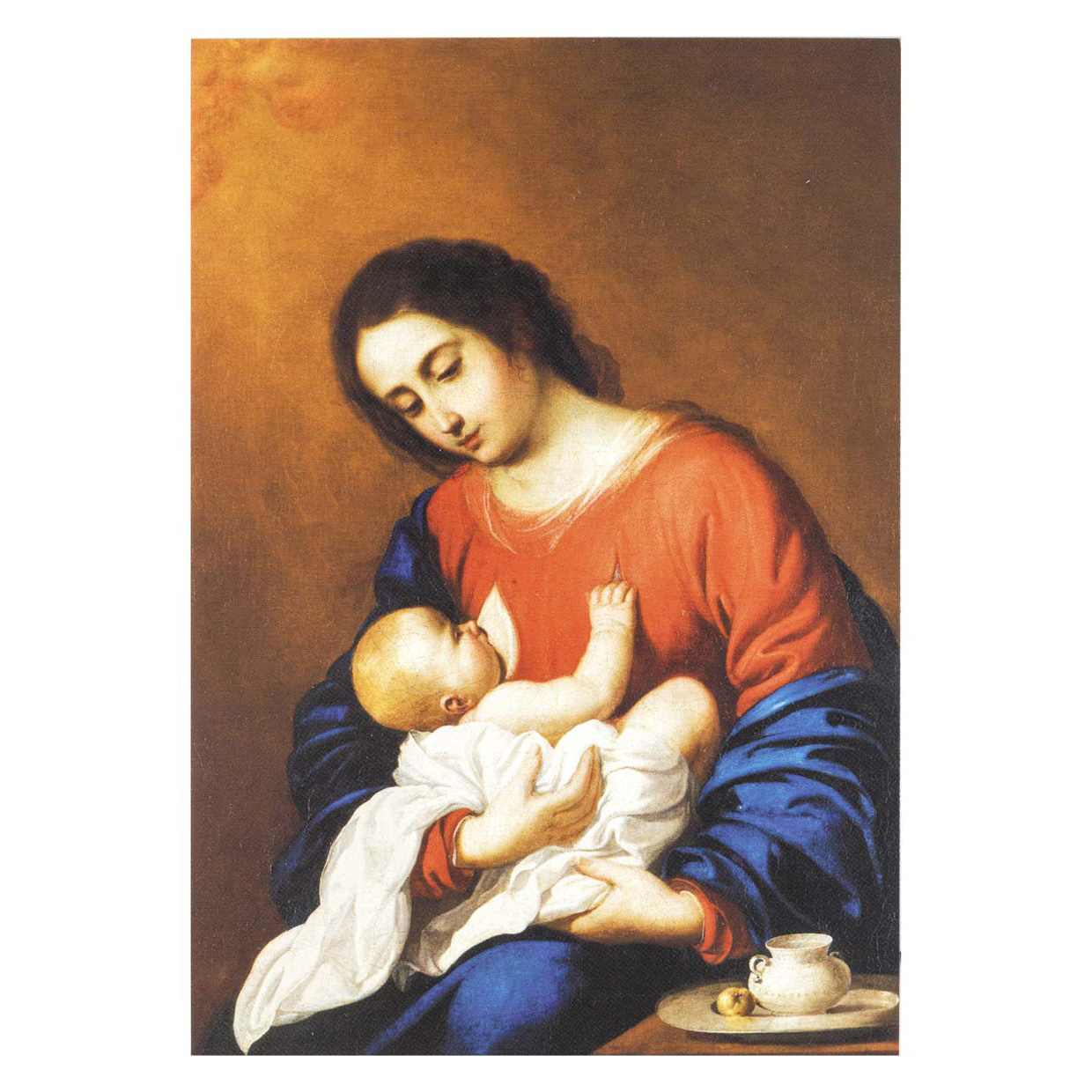 картинка Открытка "Франсиско де Сурбаран. Мадонна с Младенцем" 