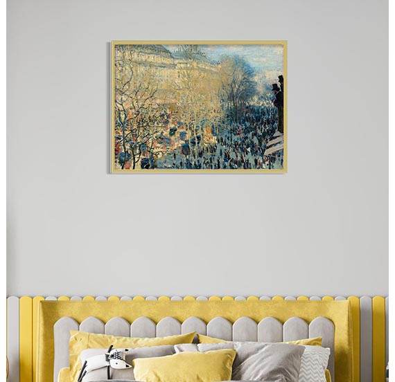 картинка Клод Моне "Бульвар Капуцинок в Париже" 