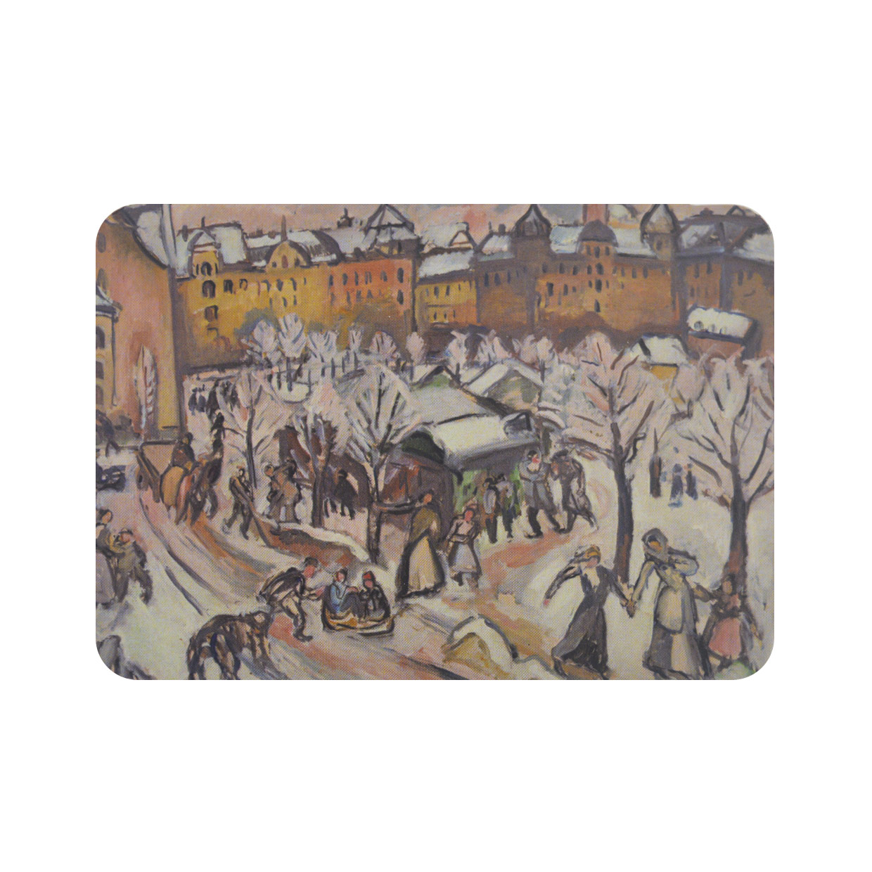 картинка Календарь карманный. Эмиль Отон Фриез "Снег в Мюнхене" 
