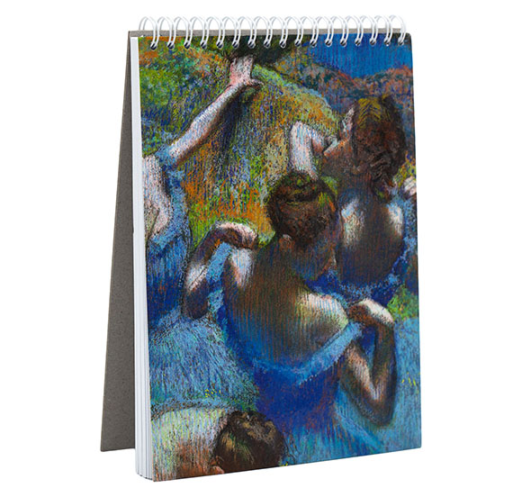 картинка Блокнот для рисования. Эдгар Дега  "Голубые танцовщицы" 